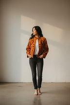 Sunset Paisley - Velvet Suzani Jacket