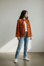 Sunset Paisley - Velvet Suzani Jacket