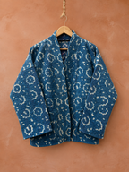 Royal Azraq – Cotton Kantha Reversible Jacket