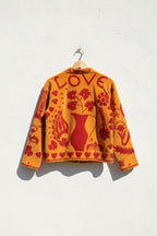 Sunset Paisley - Velvet Suzani Jacket